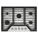 Whirlpool Table de cuisson encastrée à gaz de 30 pouces avec brûleur SpeedHeat™ WCGK7030PS - Germain Larivière