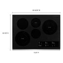 Whirlpool Table de cuisson encastrée électrique de 30 po. avec élément FlexHeat™ WCE97US0KS - Germain Larivière