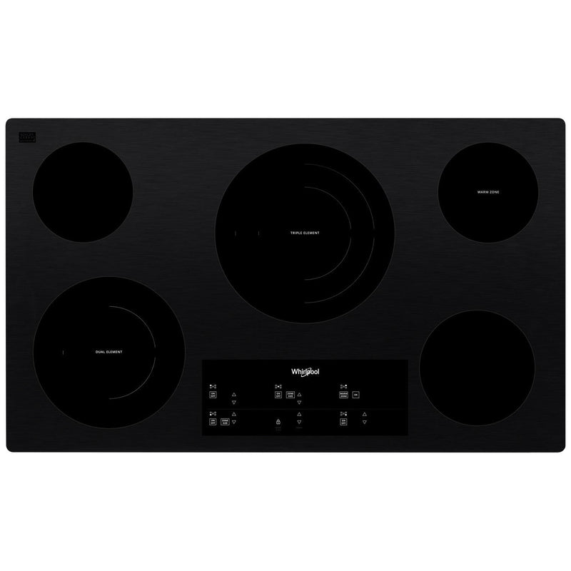 Whirlpool Table de cuisson encastrée électrique de 36 po. avec élément FlexHeat™ WCE97US6KB - Germain Larivière
