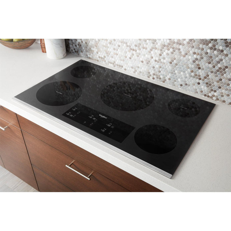 Whirlpool Table de cuisson encastrée électrique de 36 po. avec élément FlexHeat™ WCE97US6KS - Germain Larivière