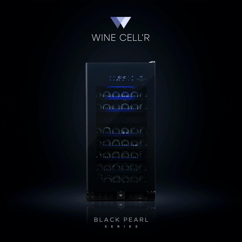 Wine Cell'R Cellier à vin Black Pearl de 89 bouteilles WC94FGB6 - Germain Larivière
