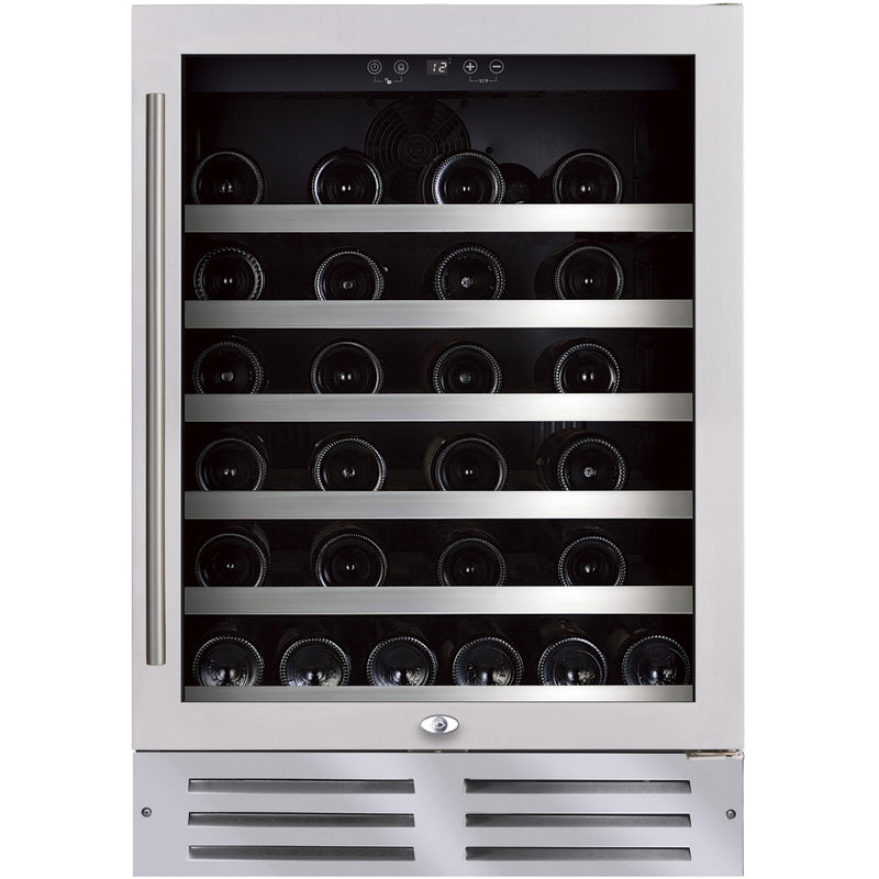 Wine Cell'R Cellier à vin Collection Diamond de 46 bouteilles avec serrure WC46SSTSZ6 - Germain Larivière
