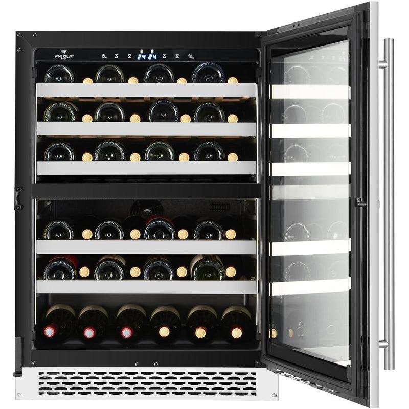 Wine Cell'R Cellier à vin Collection Titanium de 46 bouteilles WC46DZSV1 - Germain Larivière