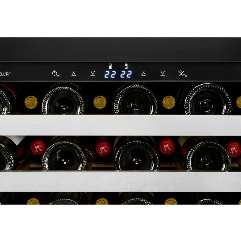Wine Cell'R Cellier à vin Collection Titanium de 46 bouteilles WC46DZSV1 - Germain Larivière