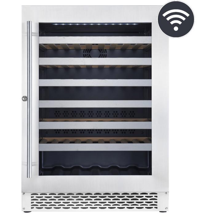 Wine Cell'R Cellier à vin Collection Titanium de 54 bouteilles avec Wi - Fi WC54SZSV1 - Germain Larivière