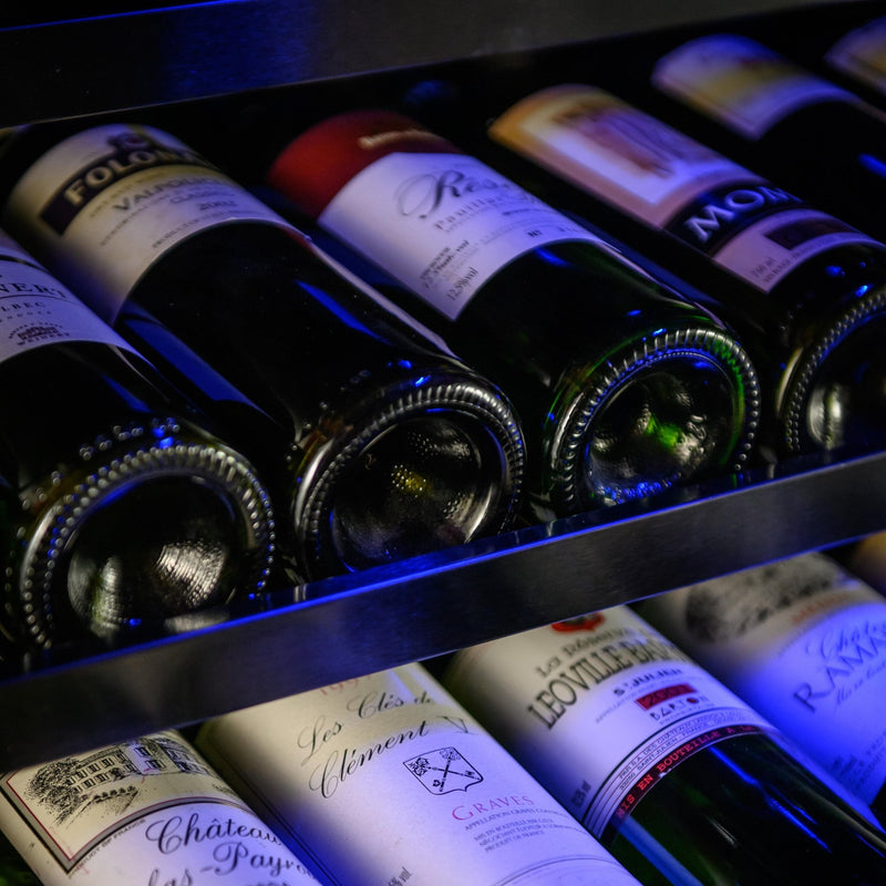 Wine Cell'R Cellier à vin série Collection Diamond de 166 bouteilles WC166SSDZ6 - Germain Larivière