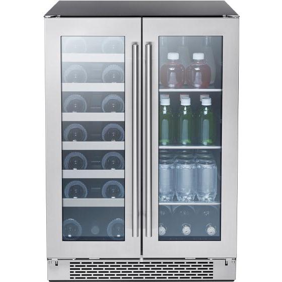 Zephyr Centre de brevage combiné Presrv™ de 5,15 pi cu avec portes françaises BWB24C32AG - Germain Larivière