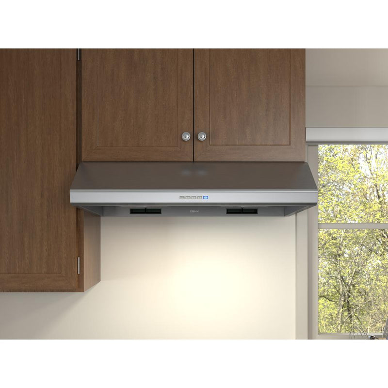 Zephyr Hotte de cuisinère sous le cabinet série Hurricane de 36 po. AK2536CS - Germain Larivière