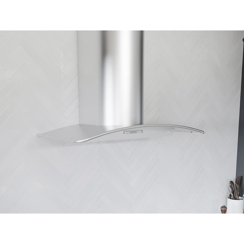 Zephyr Hotte de cuisinière murale Milano de 36 po ZMI - M90CS - Germain Larivière