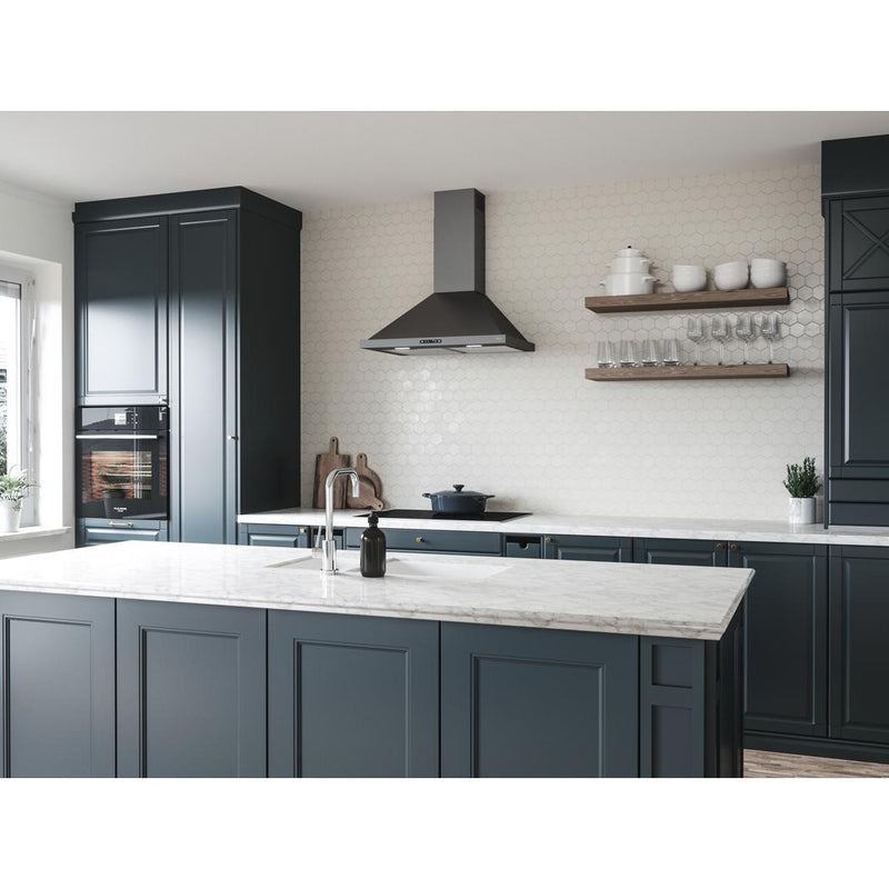 Zephyr Hotte de cuisinière murale Ombra de 36 po ZOM - E36BBS - Germain Larivière