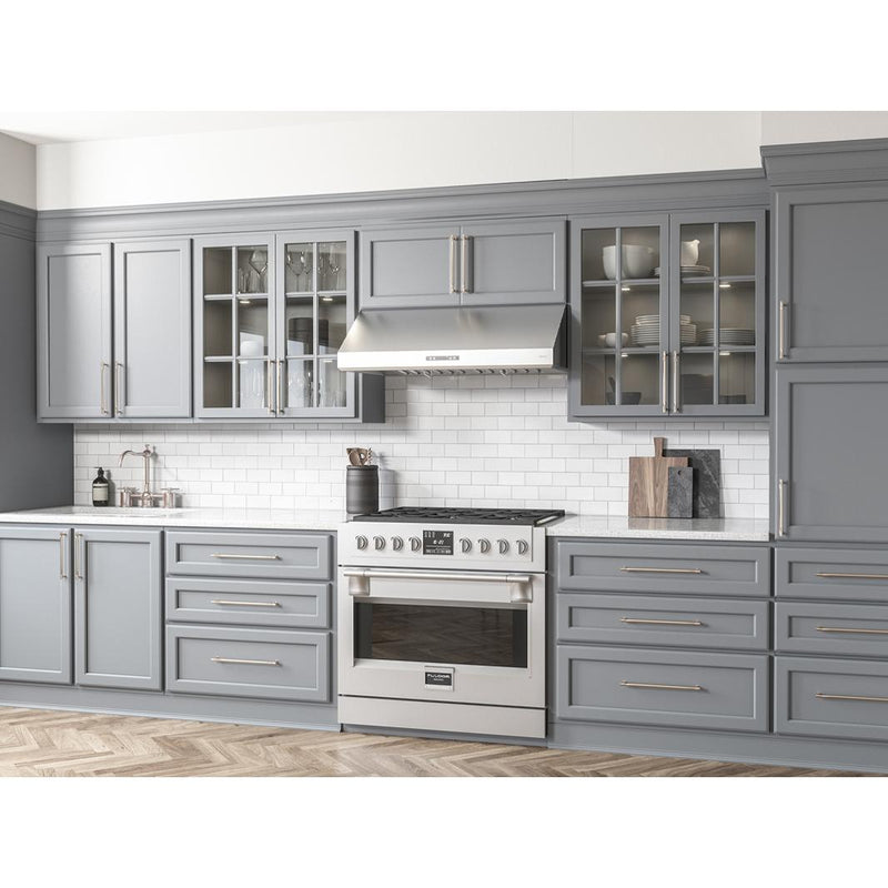 Zephyr Hotte de cuisinière sous cabinet Tidal I de 30 po AK7300AS - Germain Larivière
