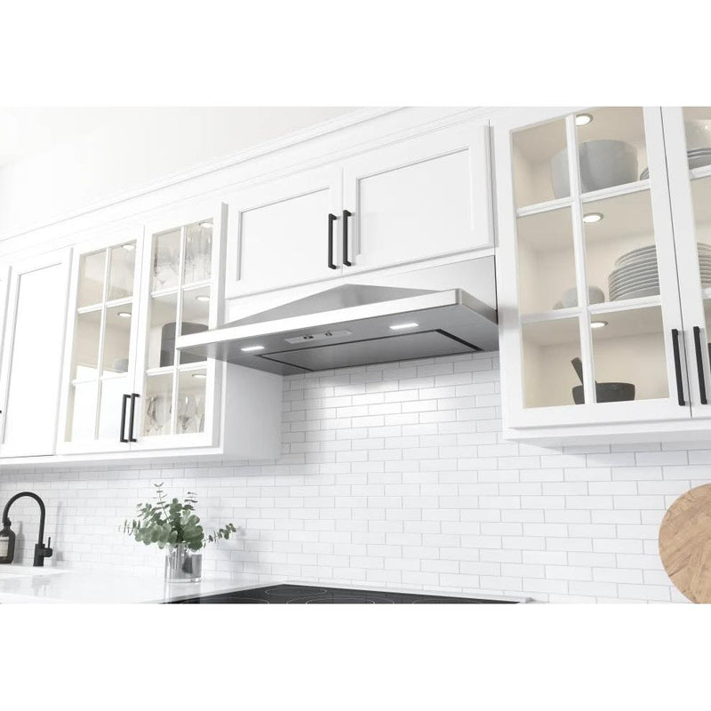Zephyr Hotte de cuisinière sous le cabinet Pyramid de 30 po. ZPY - E30BS - Germain Larivière