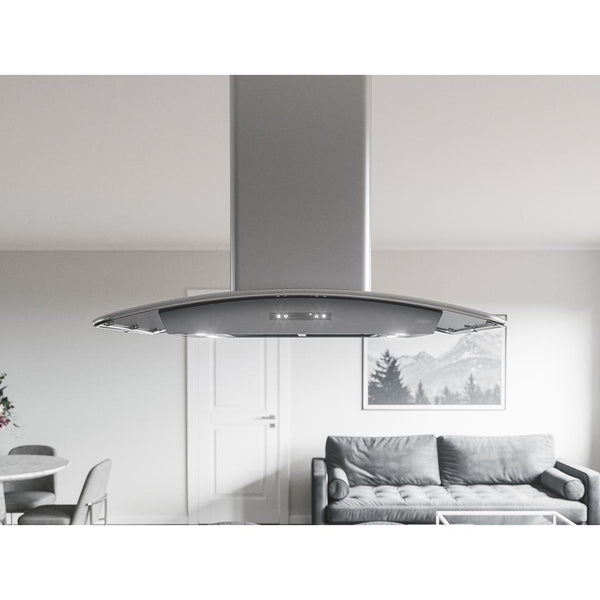 Zephyr Hotte îlot série Milano de 42 po. ZML - E42CS - Germain Larivière