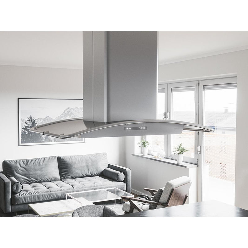 Zephyr Hotte îlot série Milano de 42 po. ZML - E42CS - Germain Larivière