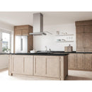 Zephyr Hotte îlot série Verona de 42 po. ZVN - E42BG - Germain Larivière