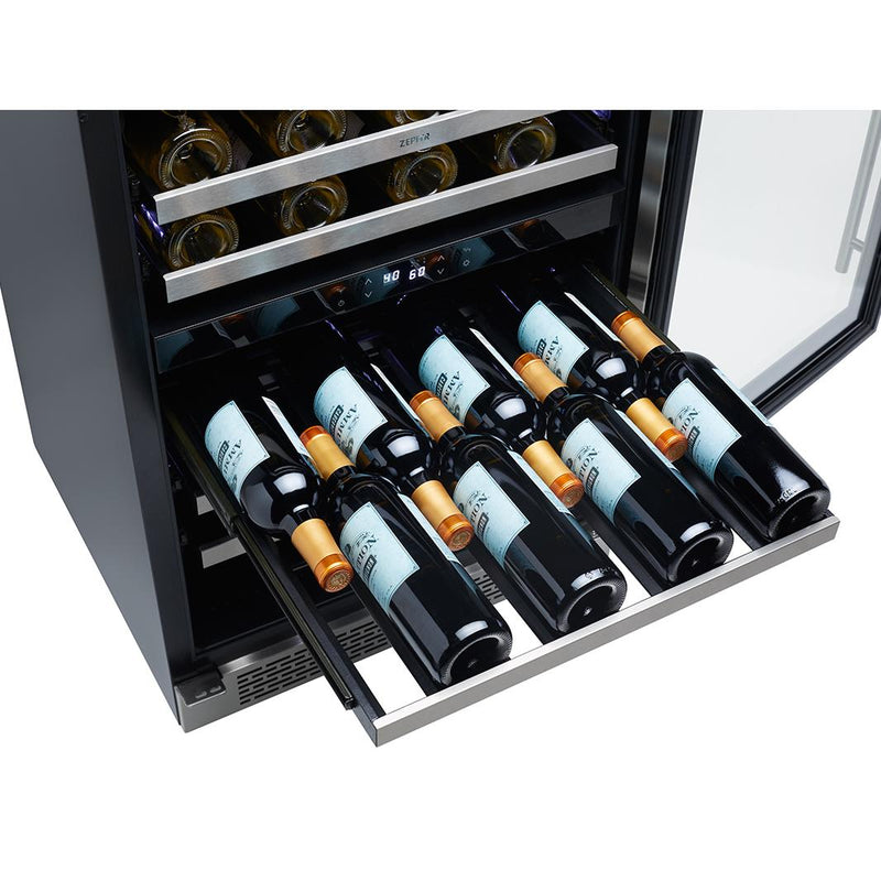 Zephyr Refroidisseur à vin Presrv™ 5,3 pi cu de 46 bouteuilles PRW24C02AG - ADA - Germain Larivière