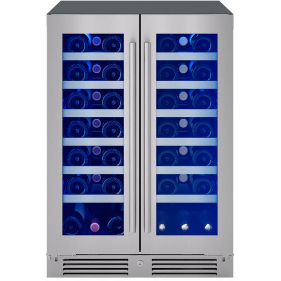 Zephyr Refroidisseur à vin Presrv™ de 42 bouteilles à zone double PRW24C32CG - Germain Larivière