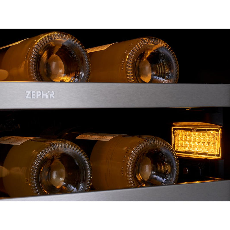 Zephyr Refroidisseur à vin Presrv™ de 42 bouteilles à zone double PRW24C32CG - Germain Larivière
