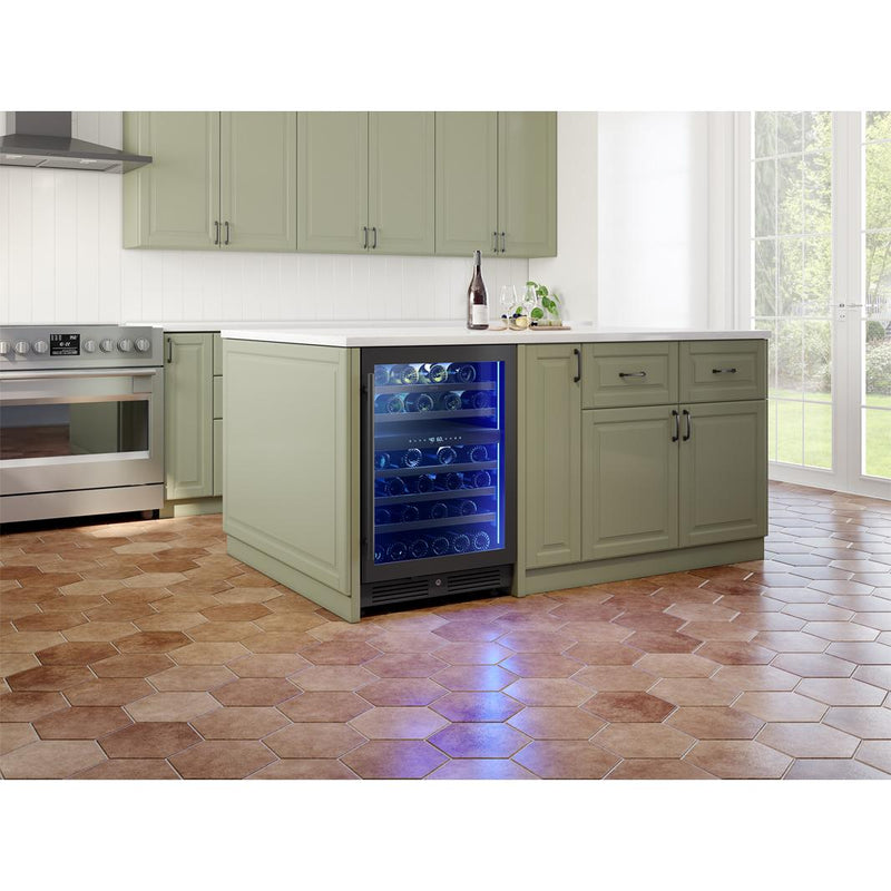 Zephyr Refroidisseur à vin Presrv™ de 45 bouteilles à zone double PRW24C02CBSG - Germain Larivière