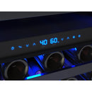 Zephyr Refroidisseur à vin Presrv™ de 45 bouteilles à zone double PRW24C02CBSG - Germain Larivière