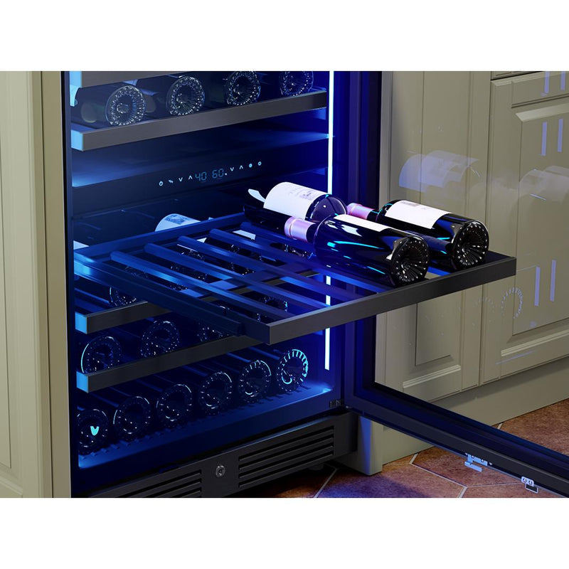Zephyr Refroidisseur à vin Presrv™ de 45 bouteilles à zone double PRW24C02CBSG - Germain Larivière