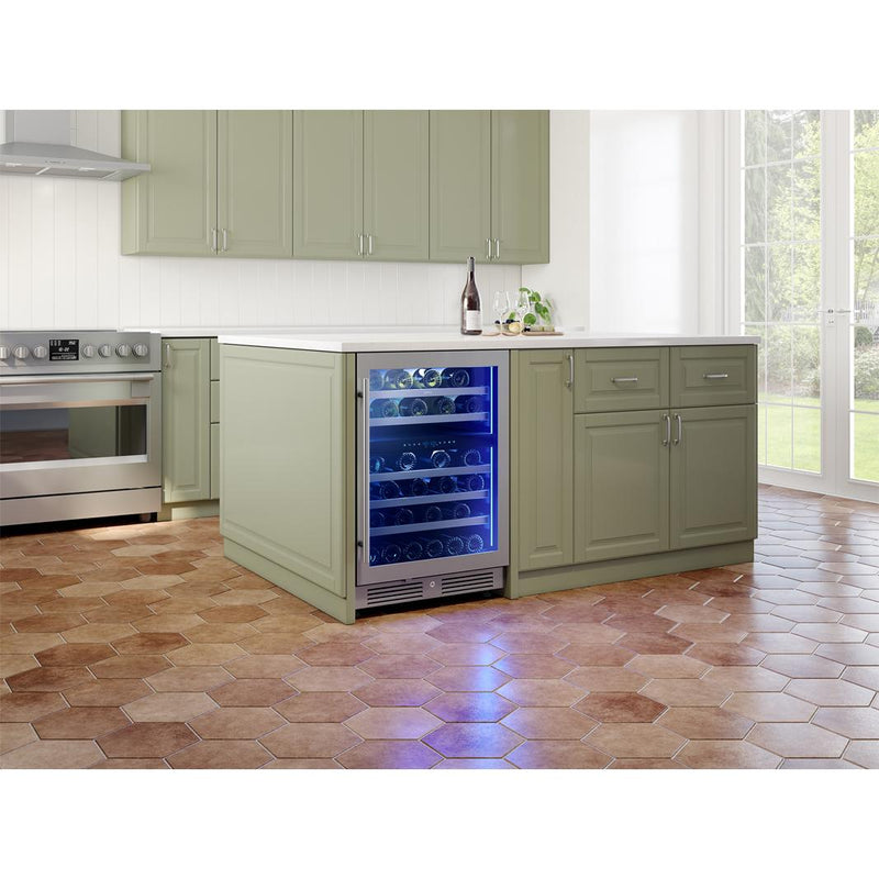 Zephyr Refroidisseur à vin Presrv™ de 45 bouteilles à zone double PRW24C02CG - Germain Larivière