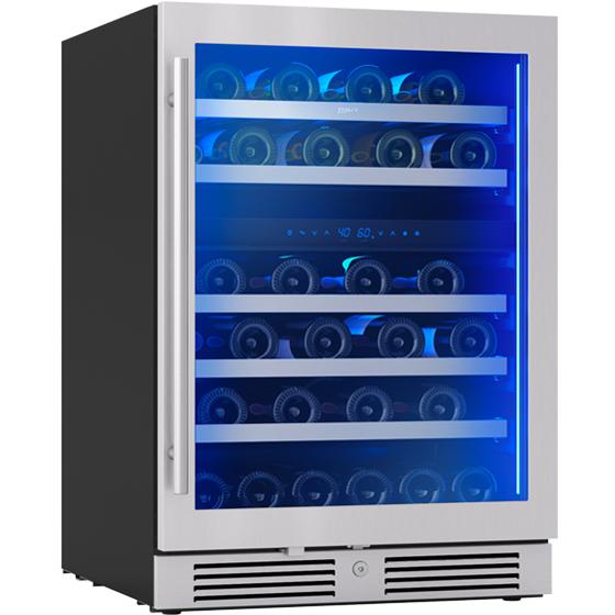 Zephyr Refroidisseur à vin Presrv™ de 45 bouteilles à zone double PRW24C02CG - Germain Larivière