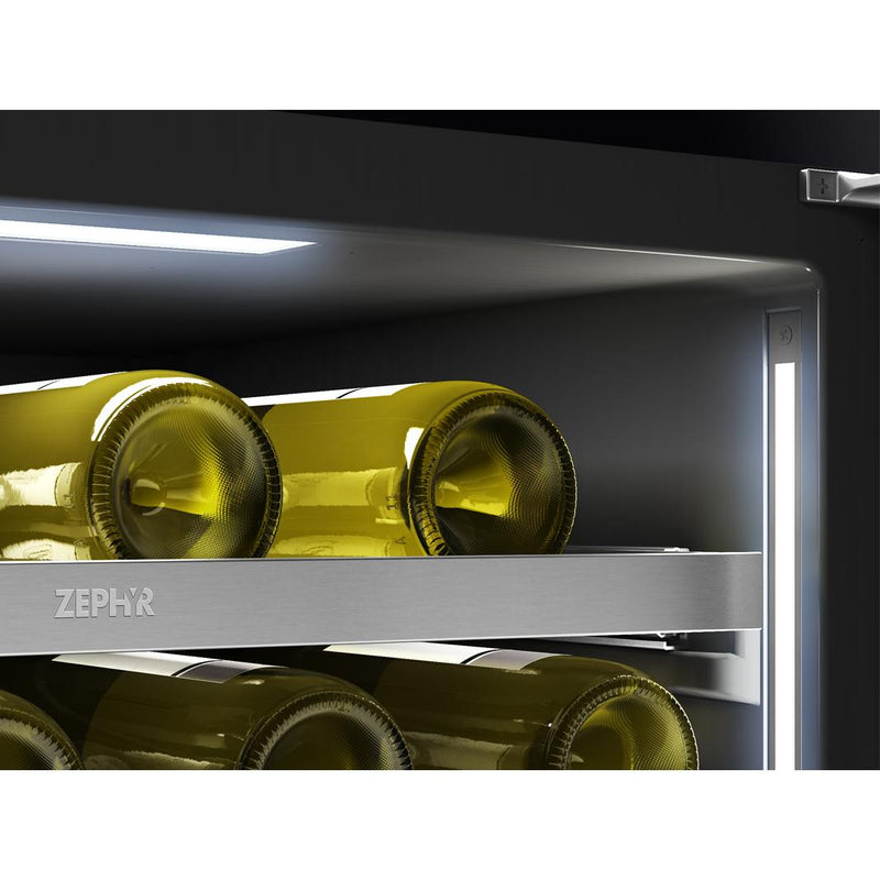 Zephyr Refroidisseur à vin Presrv™ de 45 bouteilles à zone double PRW24C02CG - Germain Larivière