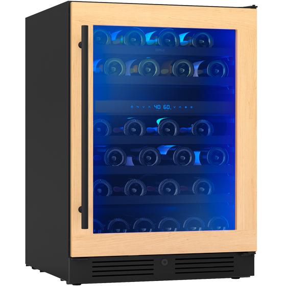 Zephyr Refroidisseur à vin Presrv™ de 45 bouteilles à zone double PRW24C02CPG - Germain Larivière