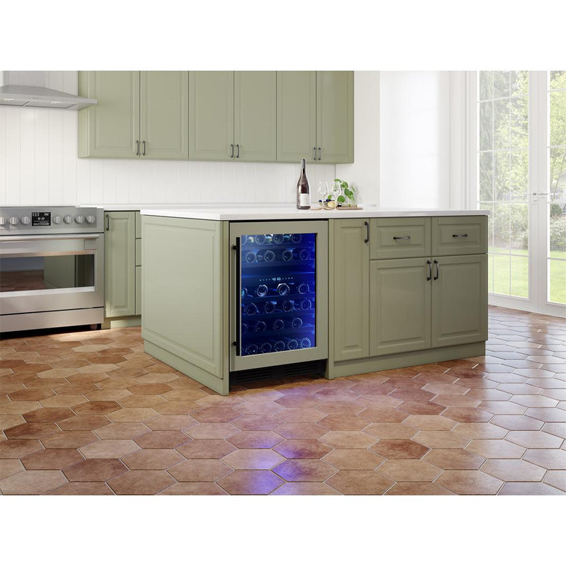Zephyr Refroidisseur à vin Presrv™ de 45 bouteilles à zone double PRW24C02CPG - Germain Larivière