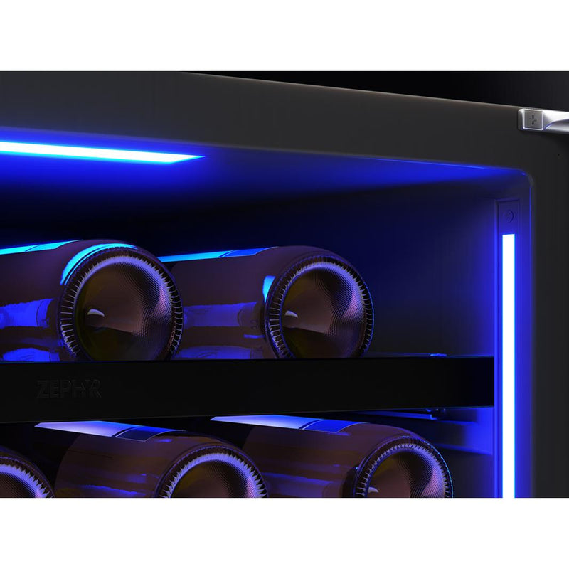 Zephyr Refroidisseur à vin Presrv™ de 45 bouteilles à zone double PRW24C02CPG - Germain Larivière