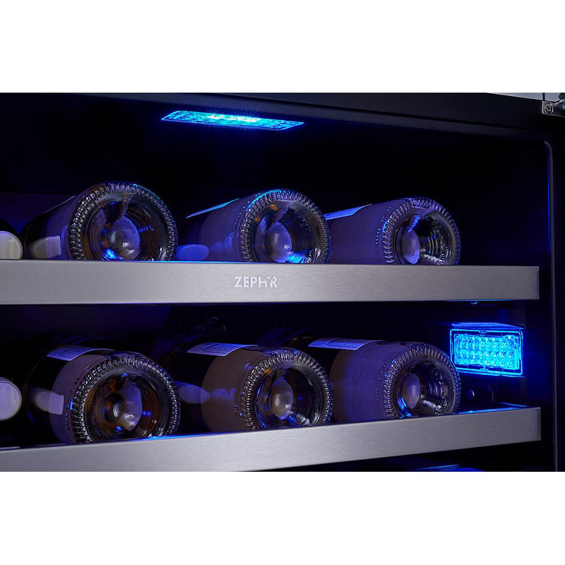 Zephyr Refroidisseur à vin Presrv™ Pro de 24 po de 45 bouteuilles PRPW24C02AG - Germain Larivière