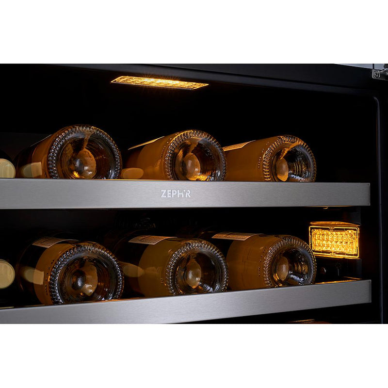 Zephyr Refroidisseur à vin Presrv™ Pro de 24 po de 45 bouteuilles PRPW24C02AG - Germain Larivière